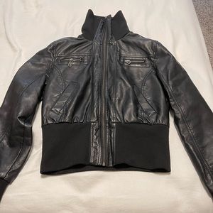 Extra large leather like material jacket! Women’s!